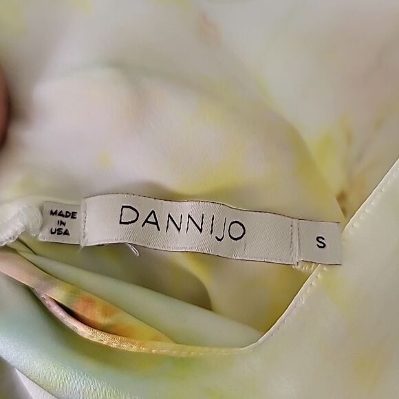 Dannijo Tye Dye Mini Slip Dress 100% Silk - Picture 6 of 9